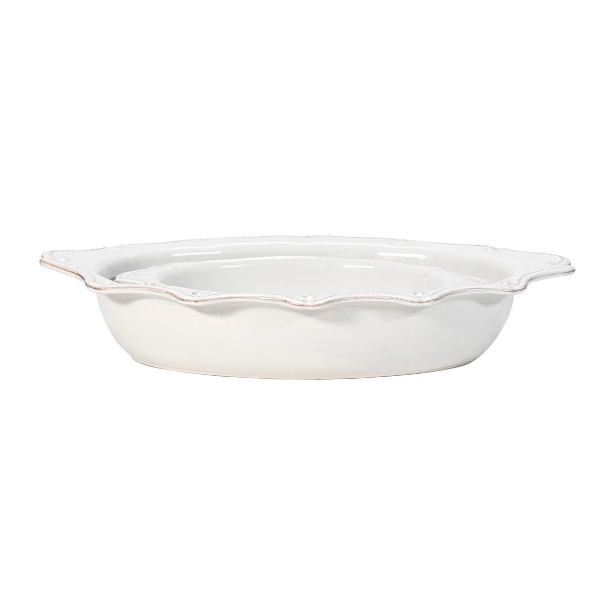 Berry & Thread 18" Oval Baker - Whitewash - Image 3