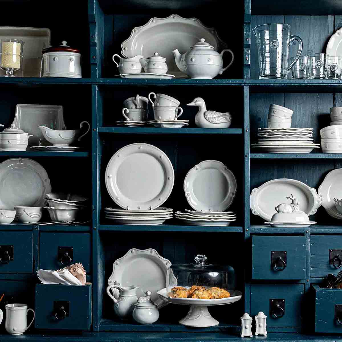 Berry & Thread Nesting Prep Bowl Set/4pc - Whitewash - Image 9