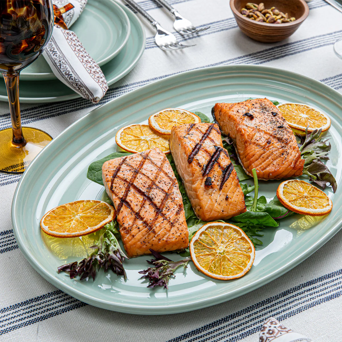 Bilbao 17" Platter - Sage - Image 4