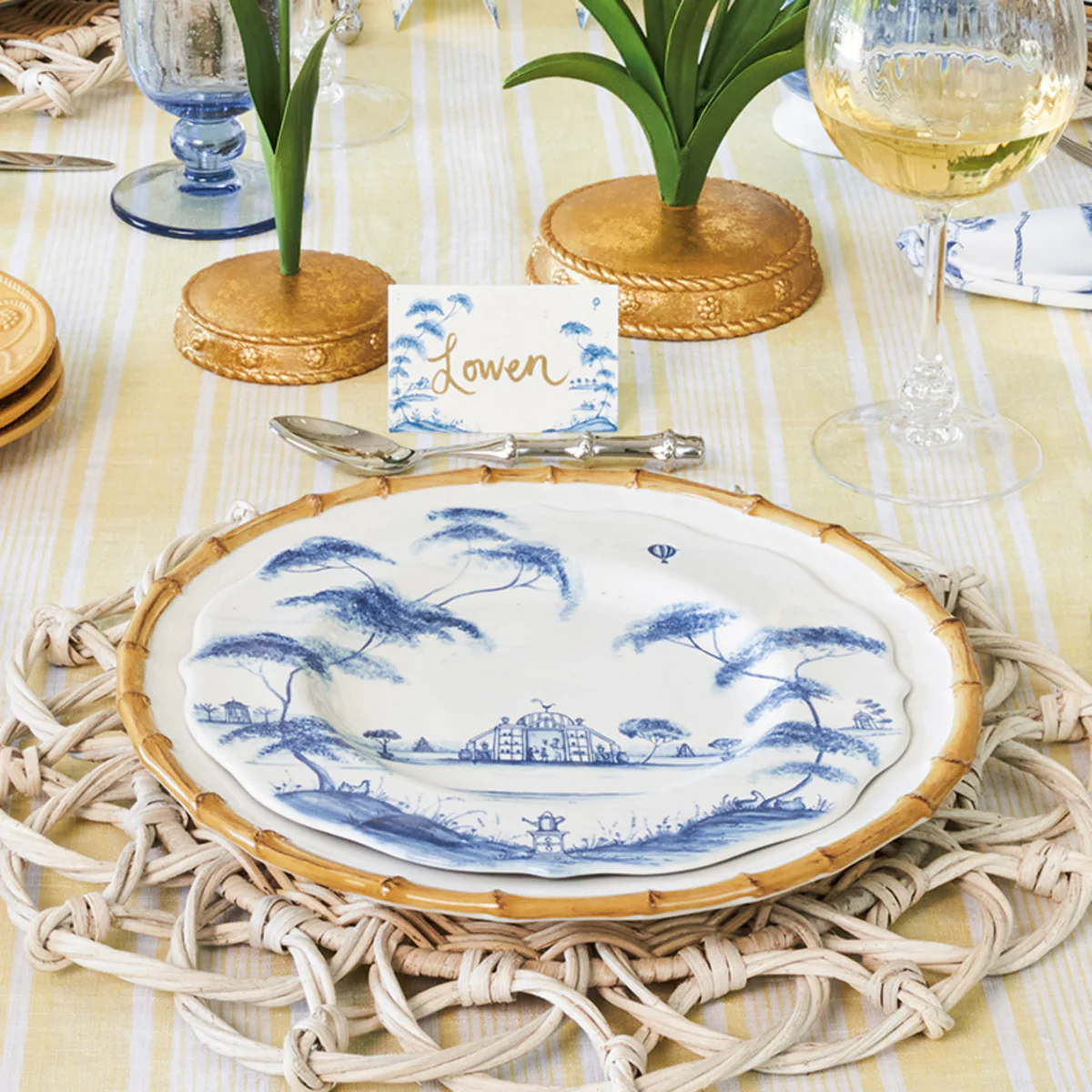 Bamboo Dinner Plate - Natural - Image 3