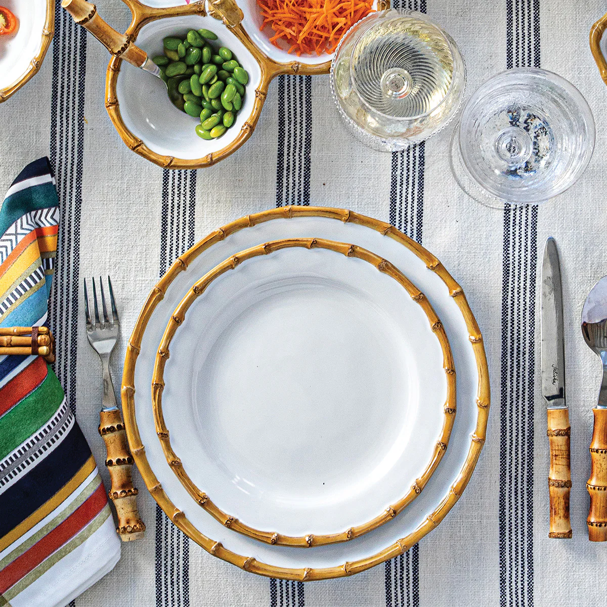 Bamboo Dinner Plate - Natural - Image 4