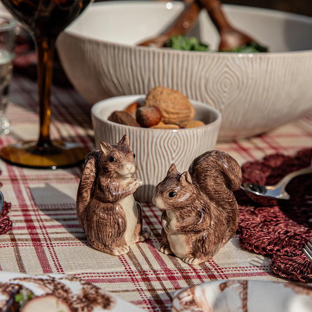 Clever Creatures Squirrel Salt and Pepper Set/2pc - Image 3