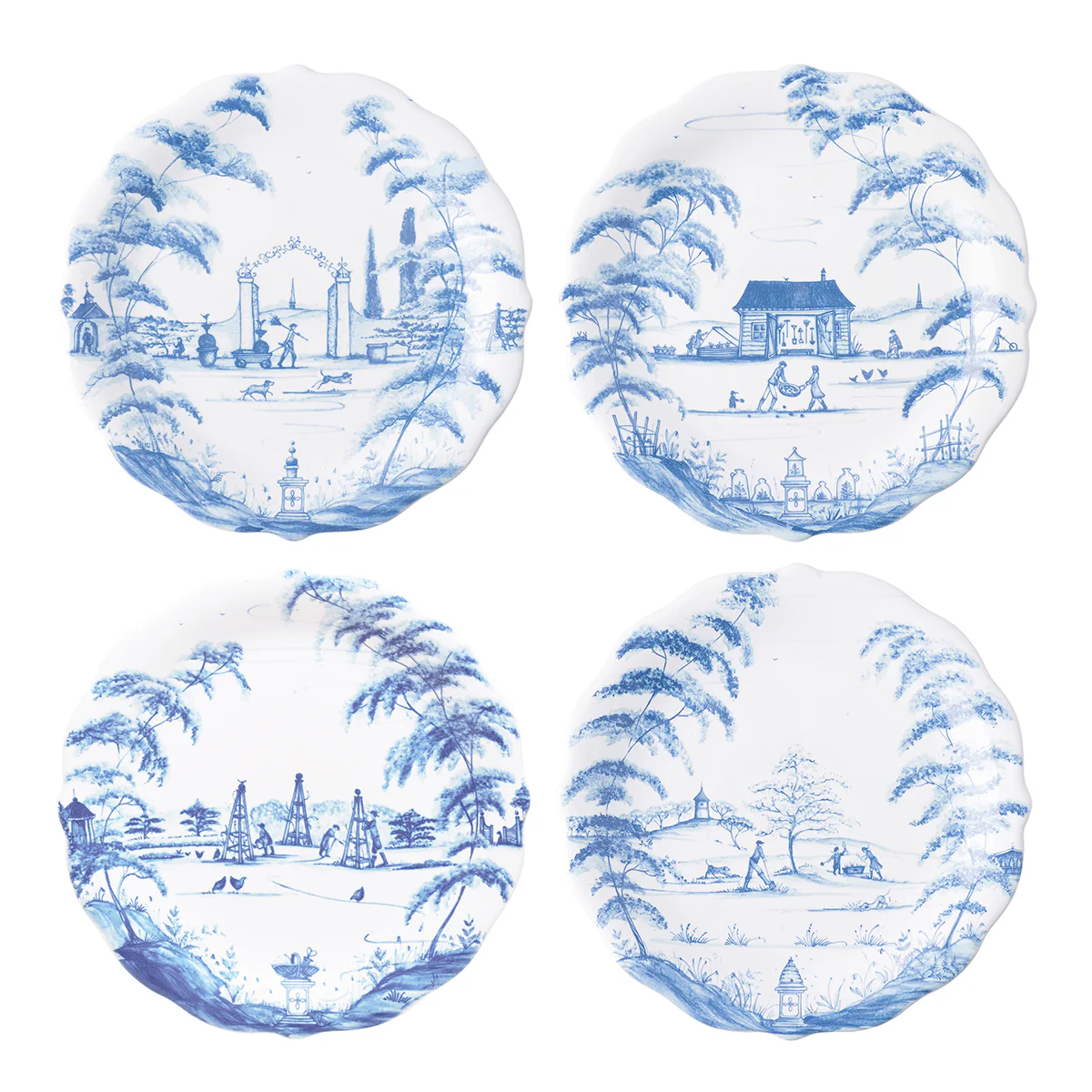 Country Estate Party Plate Assorted Set/4 - Image 4