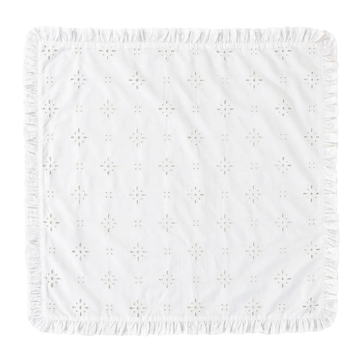 Eyelet Napkin - White - Image 3