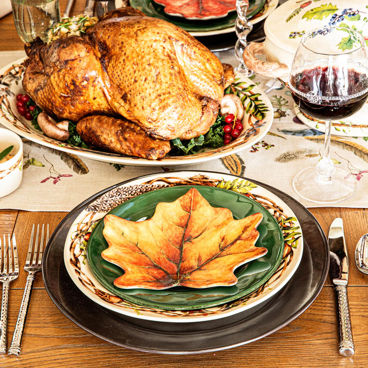 Forest Walk Leaf Plate Assorted Set/4 - Image 4