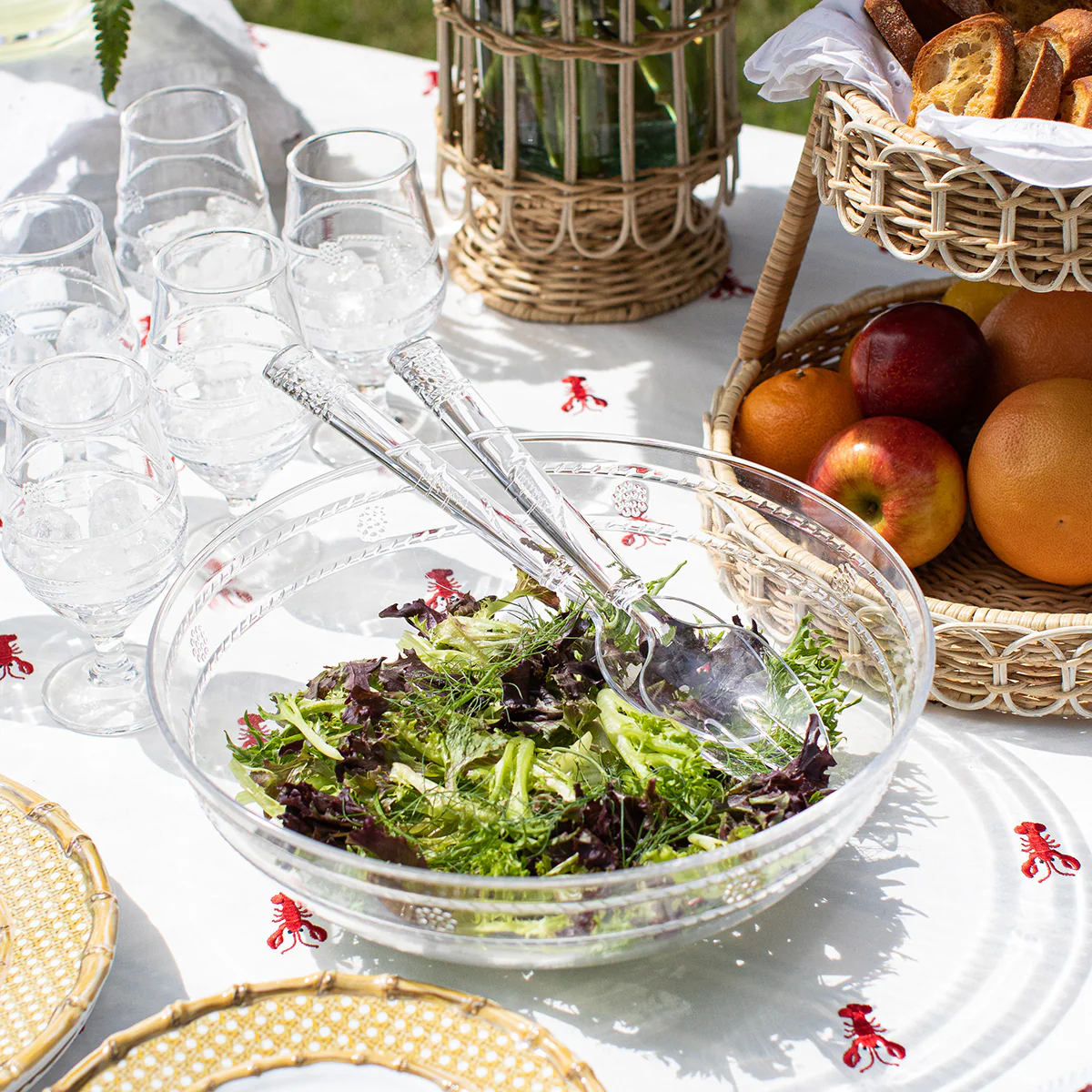 Isabella Acrylic Salad Server Set/2pc - Image 4