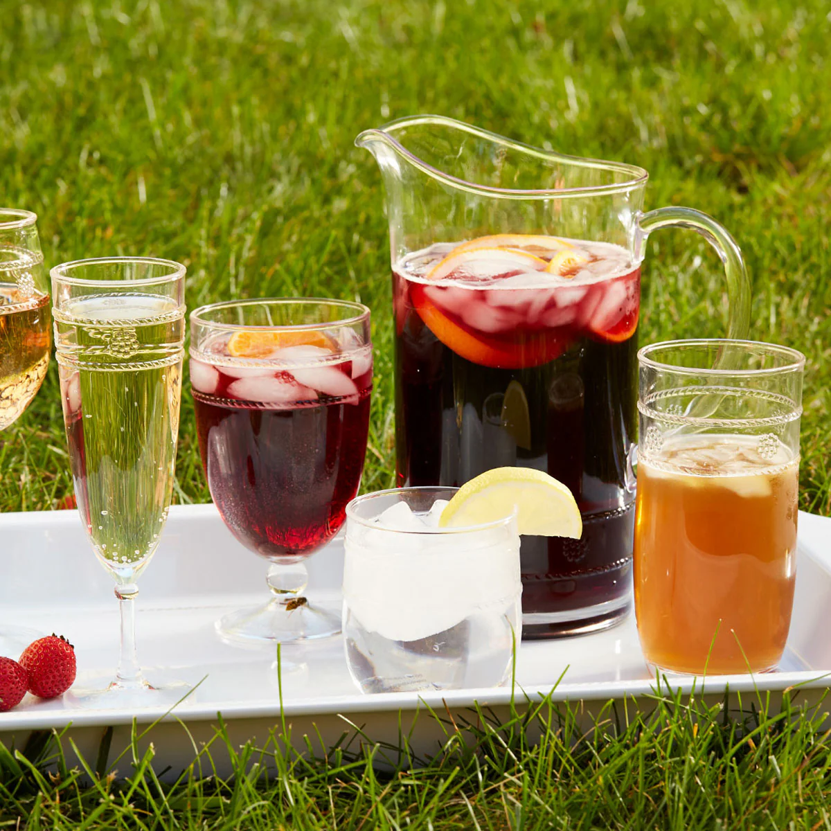 Isabella Acrylic Flute Set/4 - Image 4