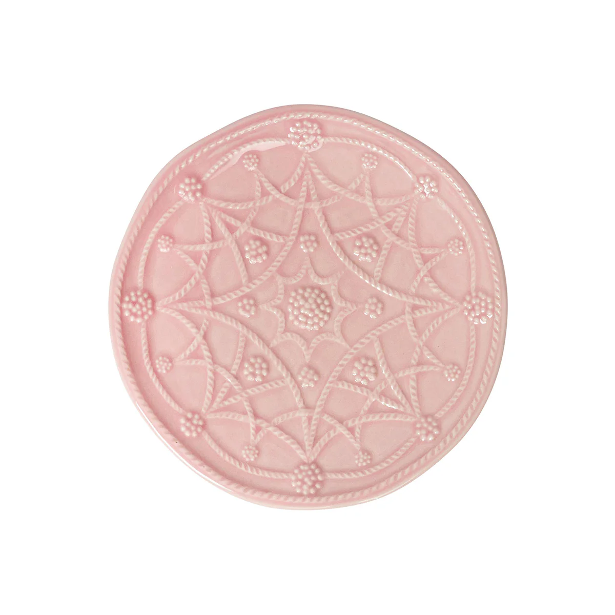 Jardins du Monde Side/Cocktail Plate Assorted Set/4 - Blush - Image 11