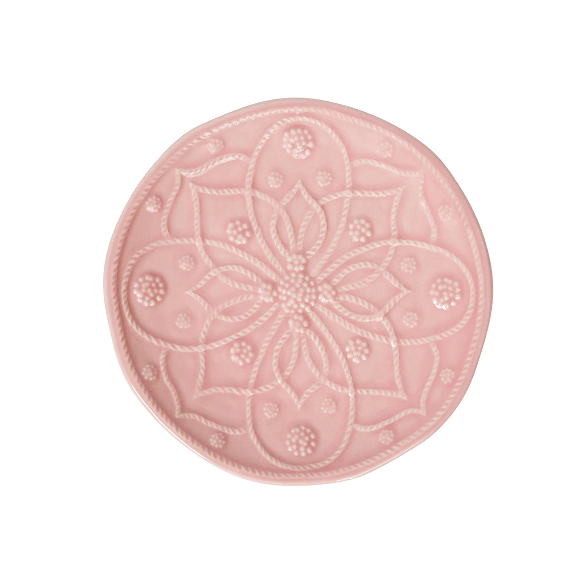 Jardins du Monde Side/Cocktail Plate Assorted Set/4 - Blush - Image 9
