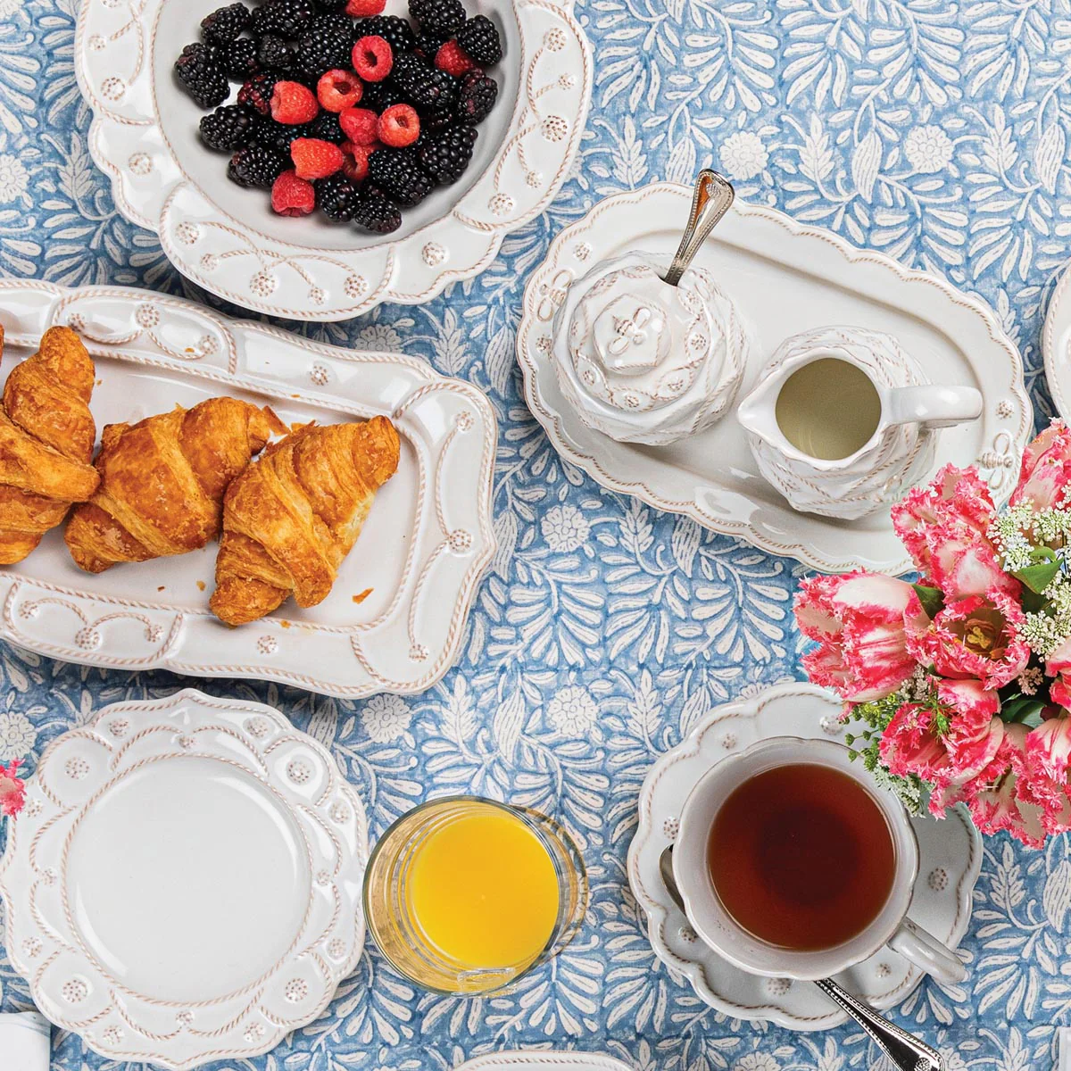 Jardins du Monde Teacup - Whitewash - Image 4