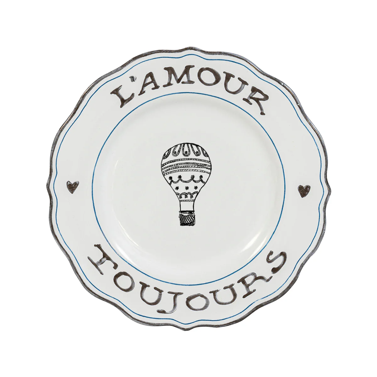 L'Amour Toujours Dessert/Salad Plate Assorted Set/4 - Image 6