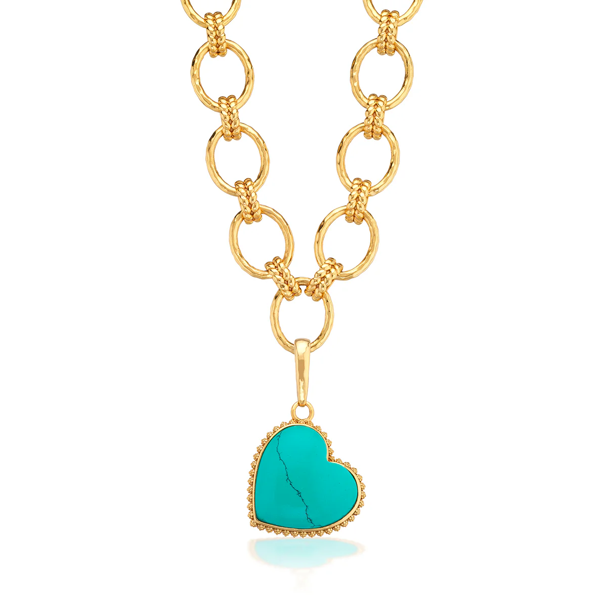 Love Gem Charm/Pendant- Turquoise - Image 3