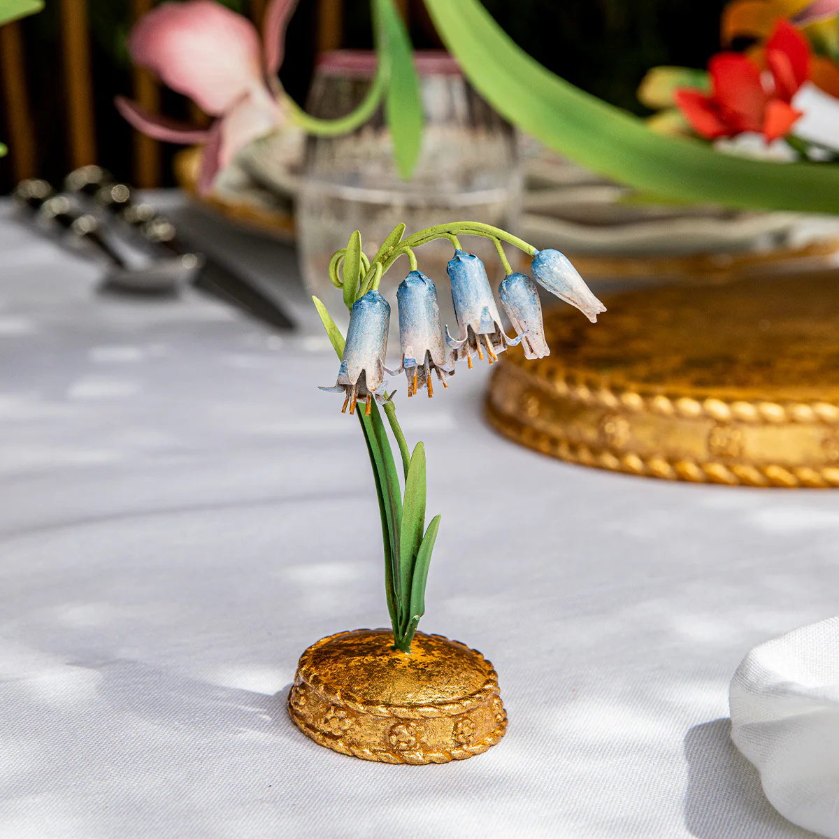 Meadow Walk Bluebell Place Card Holder - Chambray - Image 4