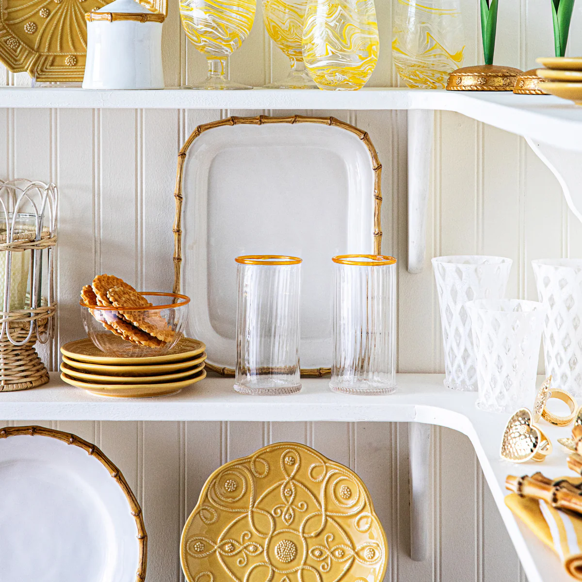 Provence Rattan 8.5" Hurricane - Whitewash - Image 9