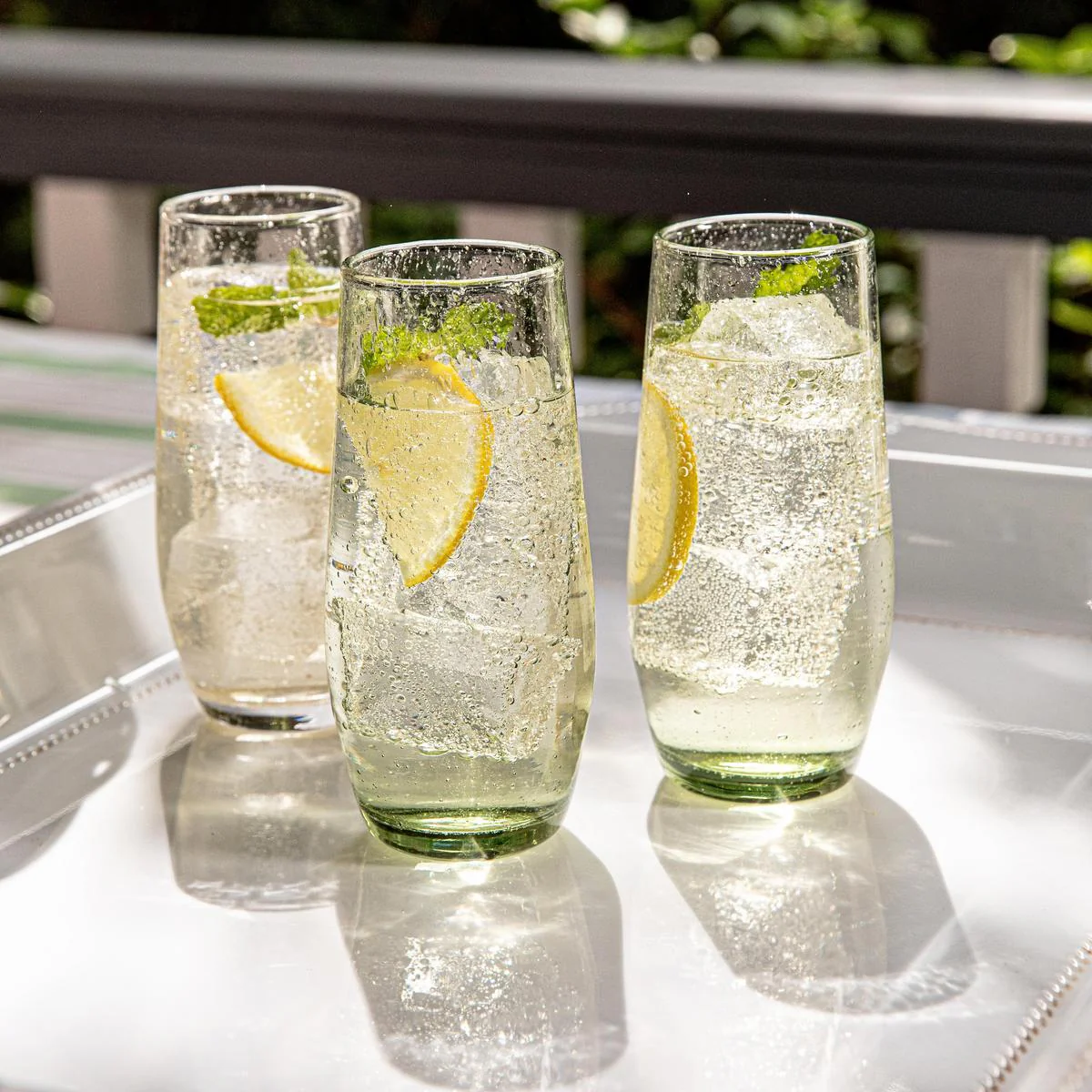 Provence Stemless Flute - Basil - Image 3