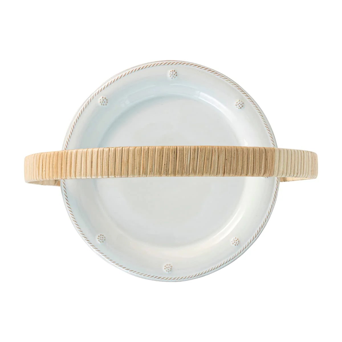 Provence Rattan Triple Tiered Server - Whitewash - Image 9