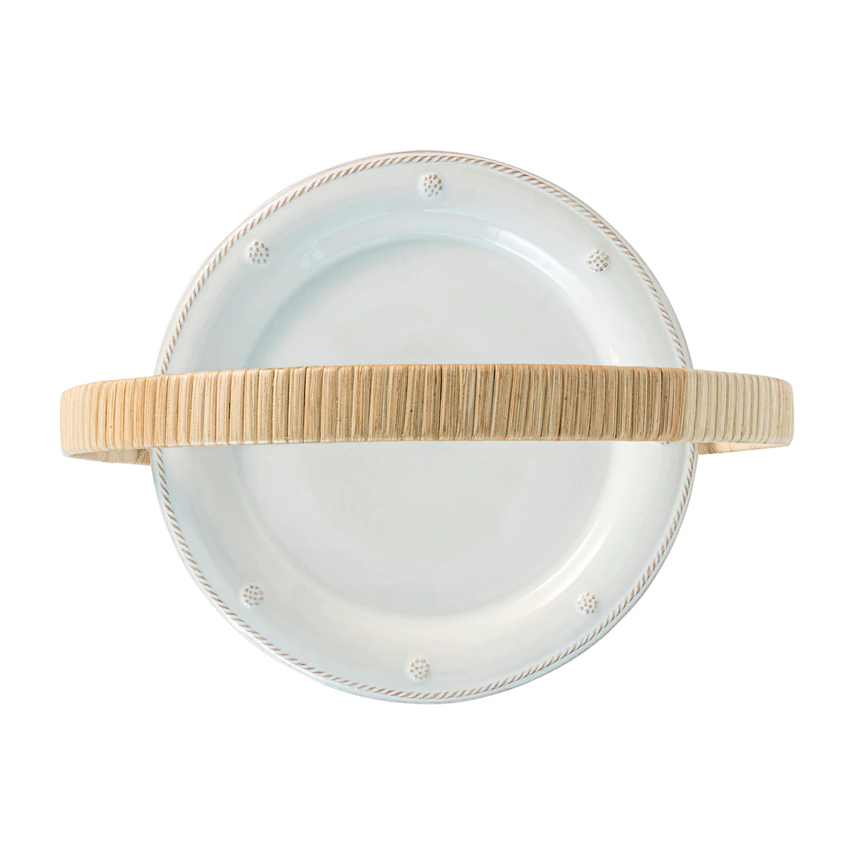 Provence Rattan Two Tiered Server - Whitewash - Image 4