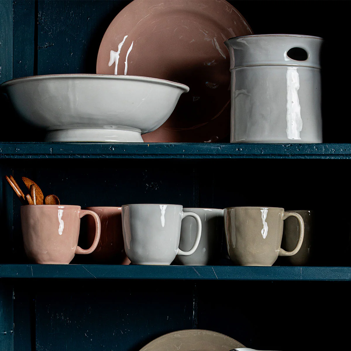 Puro Utensil Crock - Whitewash - Image 3