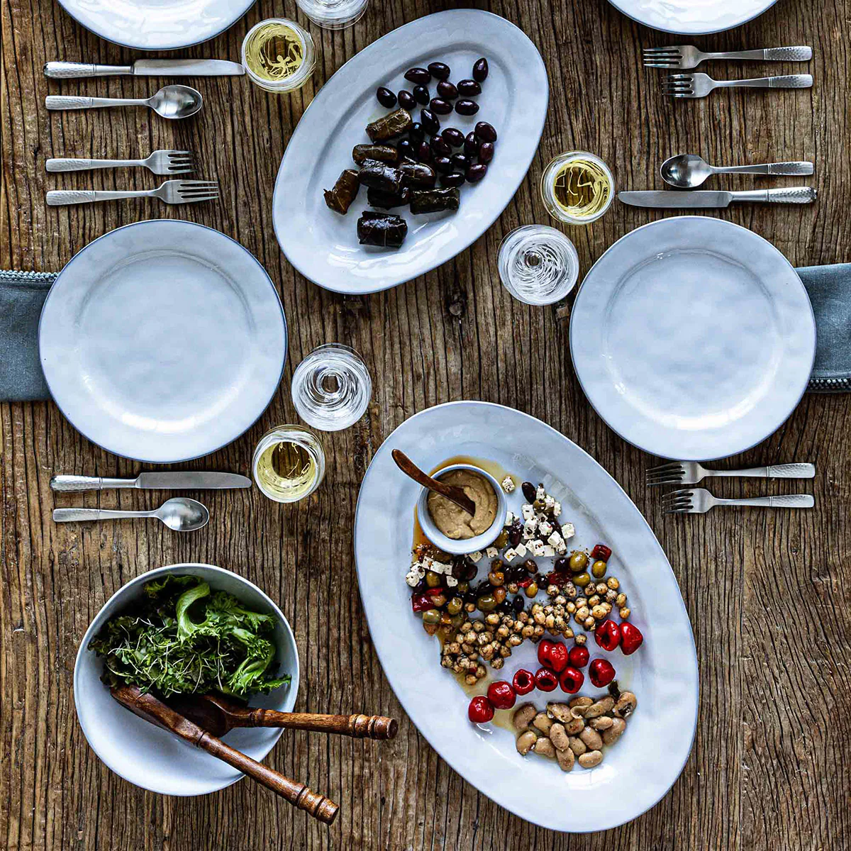 Quotidien 16pc Place Setting - White Truffle - Image 3