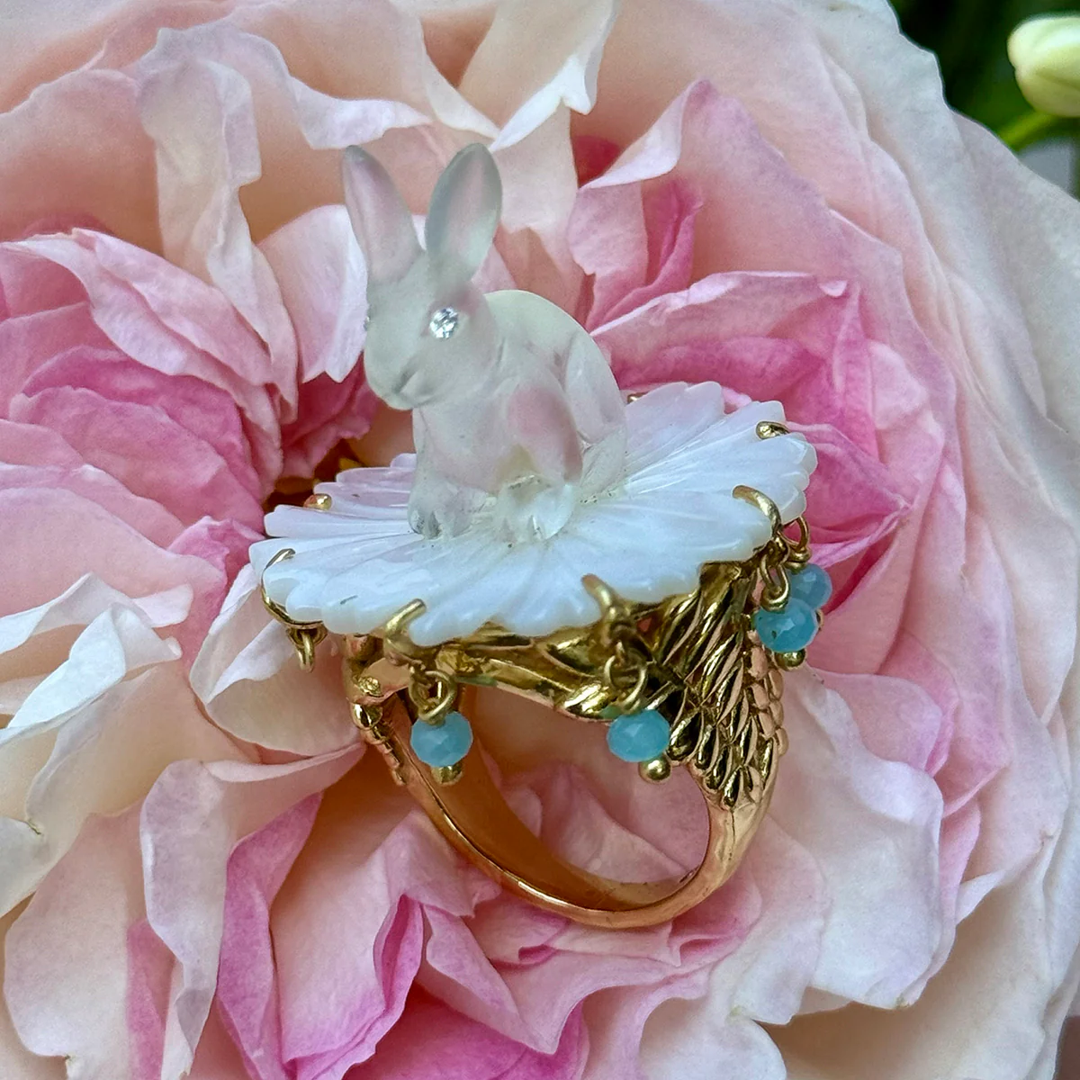 Villandry Bunny Ring - Multi - Image 4