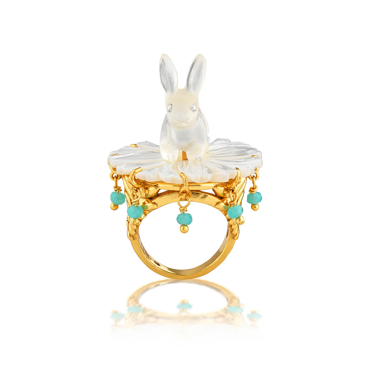 Villandry Bunny Ring - Multi - Image 6